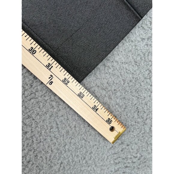 Versace Pants Women 29x32 Gray Black Flat Front Dress Slacks Work Casual - Picture 10 of 16